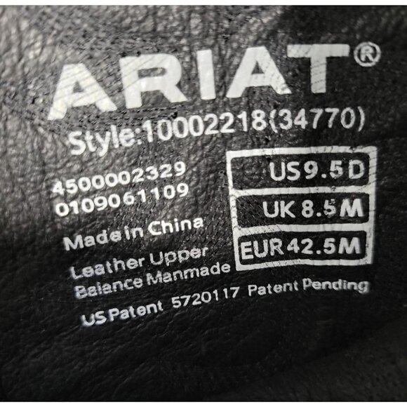 Ariat Western Boots Men Size 9.5D - Picture 3 of 13